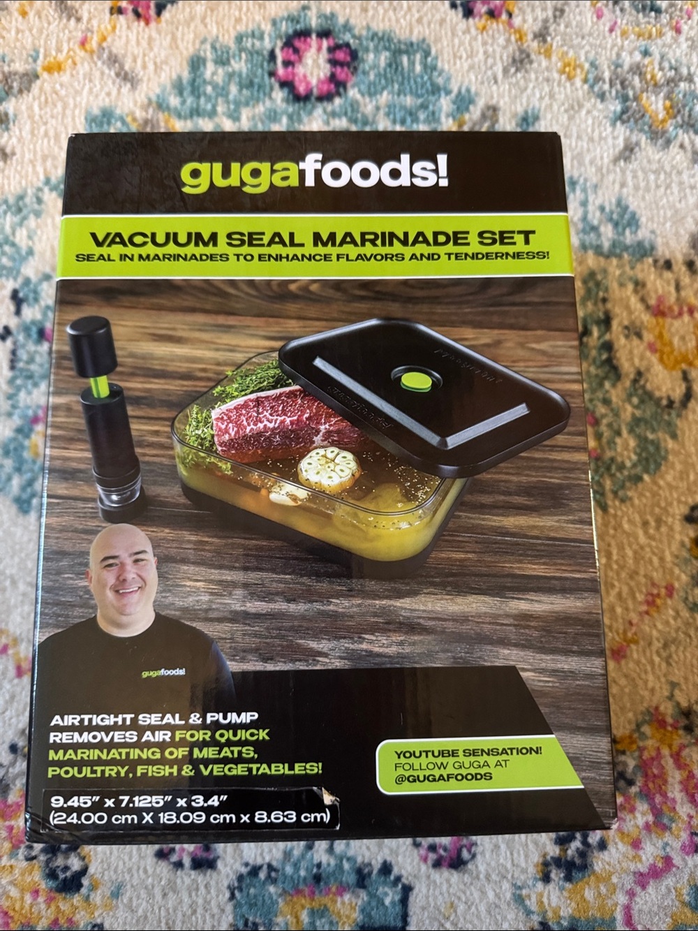 Vacuum Seal Marinade Set - Black